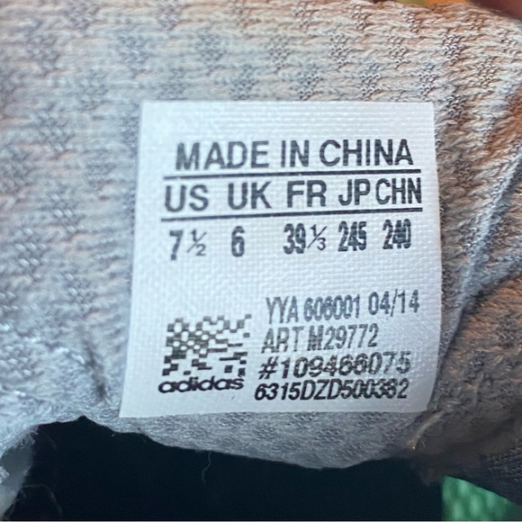 Adidas Response Boost TechFit Womens Running Shoes Size 7.5 Blue White M29772 - Picture 6 of 7